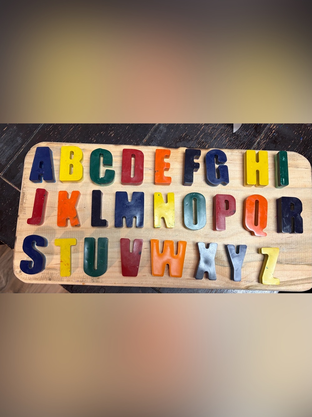 Alphabet Crayons